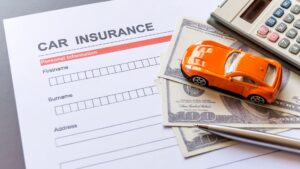 Car insurance papers.